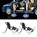 Pack of 2 New Design Specific BMW LOGO Door Light Car Vehicle LED Courtesy Welcome Logo Light Shadow Ghost LED Light Lamp projector Light 12V 2*3W +Free Baseball Cap _ LEMONBEST