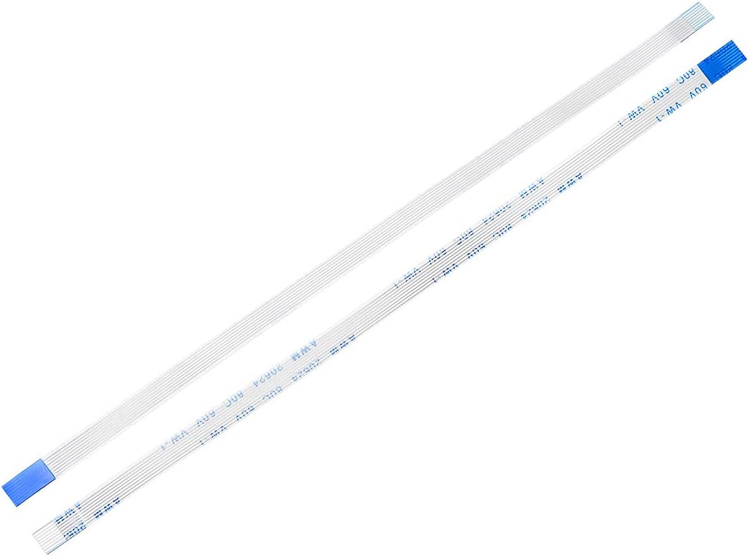 sourcing map Flexible Flat Cable, 8 Pins 0.5mm Pitch 150mm FPC FFC Flexible Ribbon Cable for LCD TV DVD Player Laptop 20Pcs (B Type)