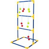 17" x 35" Plastic Ladder Ball Toss Game Set - 7 Pc.