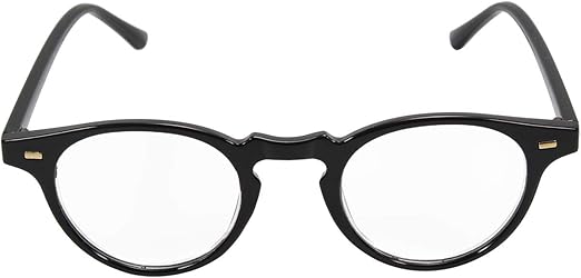 horn rimmed reading glasses