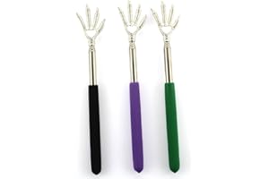 YPY 6 Pieces Merchandising Back Scratcher Eagle Claw Back Itching Scratchers with Extendable Handle(Random color) (6)