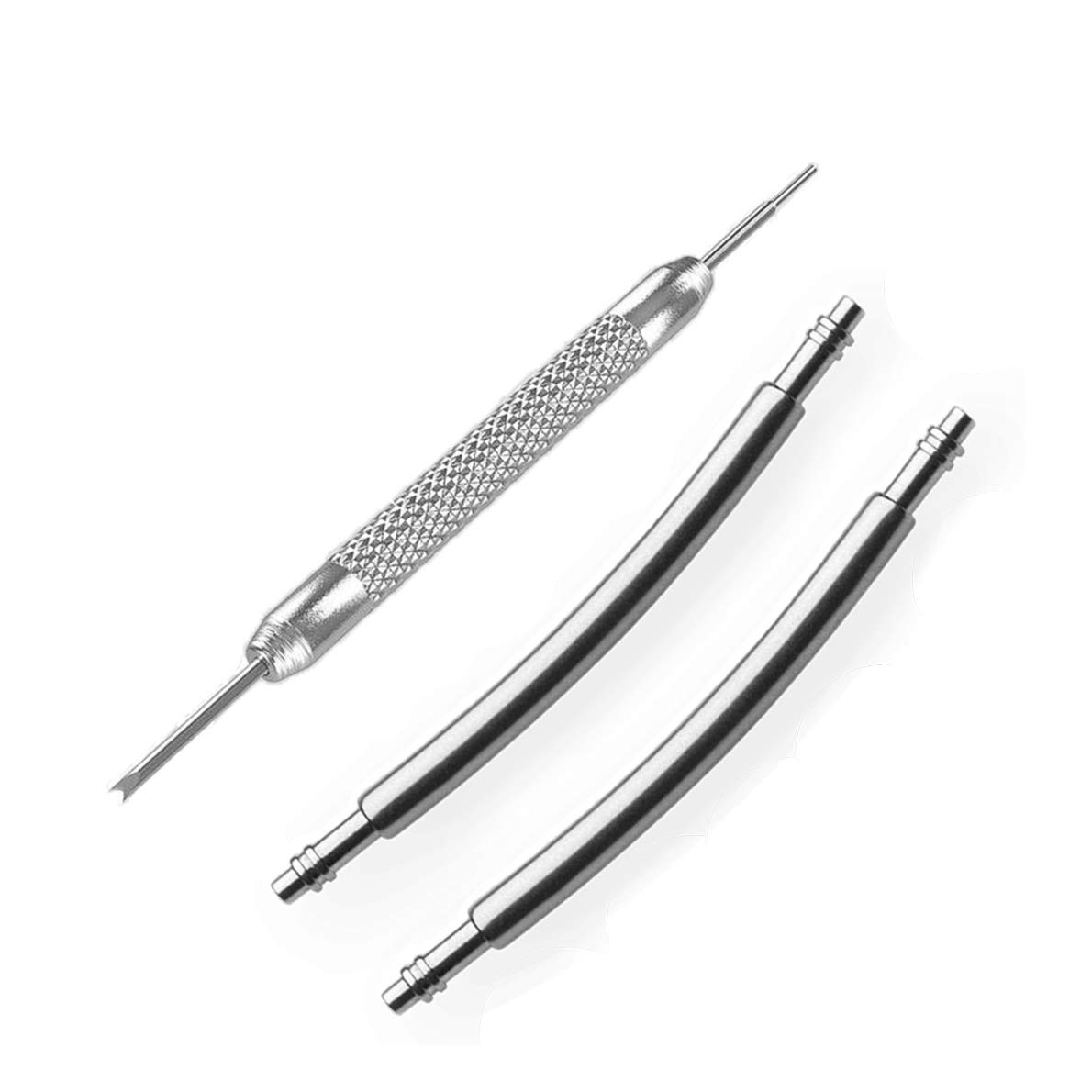 masar 18mm Ø 1.5mm Curved Curve Premium Spring Bars for Watches Comes with a Tool 18 mm Curved 1.5mm