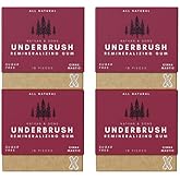 Nathan and Sons - Underbrush Gum with Xylitol and Nano Hydroxyapatite for Fresh Breath – Cinnamon – Pack of 4
