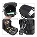 AMYIPO MOLLE Pouch Multi-purpose Compact Tactical Waist Bags Small Utility Pouch (75 Black Pouch with Shoulder Strap)