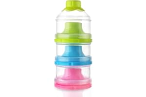 Accmor Baby Formula Dispenser, Non-Spill Stackable Formula Dispenser On The Go, Baby & Kids Snack Containers, Formula Container for Travel, BPA Free