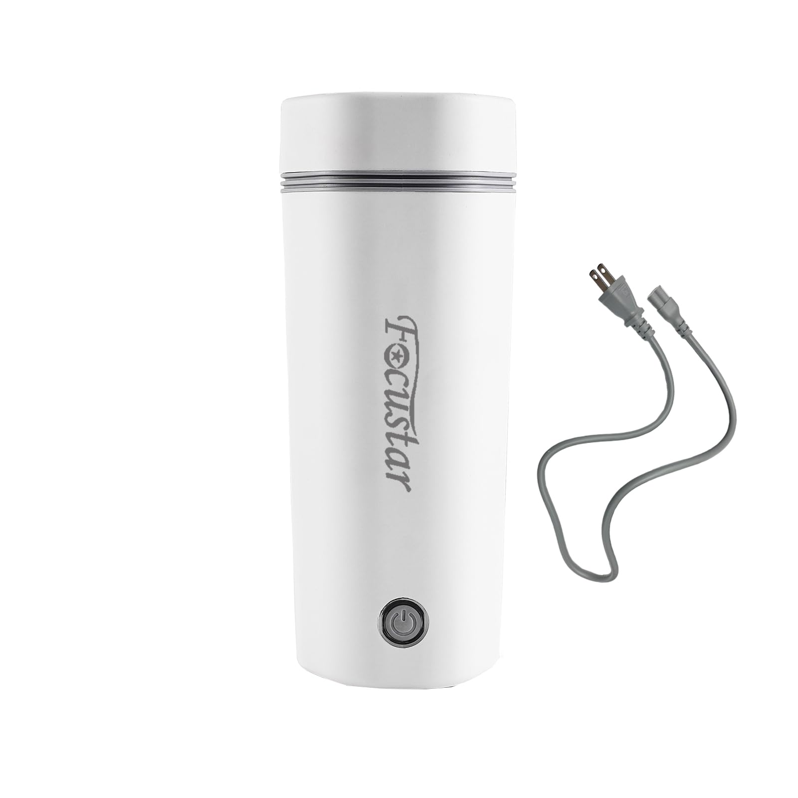 Focustar ポータブルケトル 350ML 電気ケトル 小型 トラベルケトル 低電力 300W ポータブル電源で使える 急速沸かし 空焚き防止 沸騰すると自動オフ 持ち運びやすい 漏れない ステンレス鋼製 携帯ケトル 旅行用 車中泊 キャンプ オフィス 病室 防災用 携帯湯沸かし器 日本語説明書付き PSE認証済み商品画像