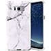 Galaxy S8 Case, ZUSLAB Pattern Design, Slim Shockproof Flexible TPU, Soft Rubber Silicone Skin Cover for Samsung Galaxy S8 (Marble White)
