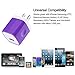 Wall Adapter, Sicodo 4-Pack Universal 1A USB Home Travel Wall Plug Charger Cubes for iPhone 7, 7 Plus, 6 Plus, 6s Plus, Tablet, Samsung Galaxy S8 Plus, S7 Edge, HTC, Nokia, LG, Sony and more
