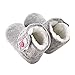 LIVEBOX Baby Cotton Knit Premium Soft Sole Anti-Slip Mid Calf Warm Winter Infant Prewalker Toddler Boots (S: 0~6 months)