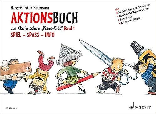 Piano Kids Aktionsbuch Zu Band 1 Aktionsbuch Zur Klavierschule Piano Kids Band 1 Spiel Spass Info Plus Spielkartchen Zum Notenlernen Band 1 Klavier Aktionsbuch Set Amazon De Heumann Hans Gunter Schurmann Andreas Bucher