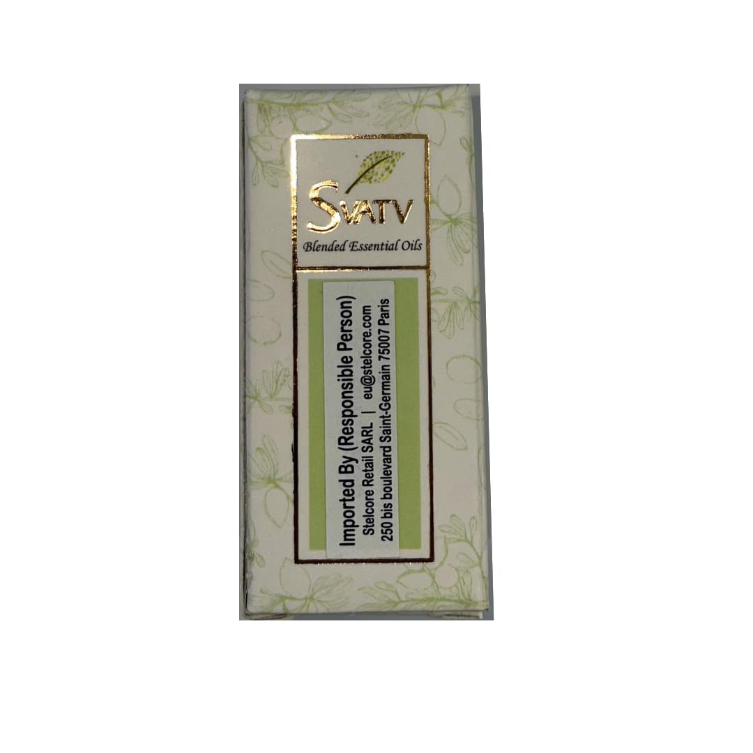 SVATV Jasmine Essential Oil for Natural Yoga Massage Oil & Therapeutic Grade Oil, Room Freshness - Aromatherapy, DIY Personal Care - 10ml