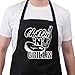Bang Tidy Clothing BBQ Apron Funny Aprons For Men Chillin' n Grillin' Barbecue Grill Kitchen Gift Black One Size