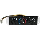 A/C Heater Climate Control Module Compatible with 1999-04 Jeep Wrangler TJ | with Blower Motor Switch, Replace# 55037473AB, BL101, HS-373, 55037473AA