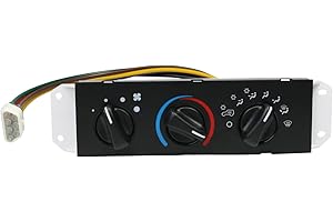 DICMIC HVAC A/C Heater Control Panel with Blower Motor Switch for 1999-2004 Jeep Wrangler TJ Replace# 55037473AB, BL101, HS-373