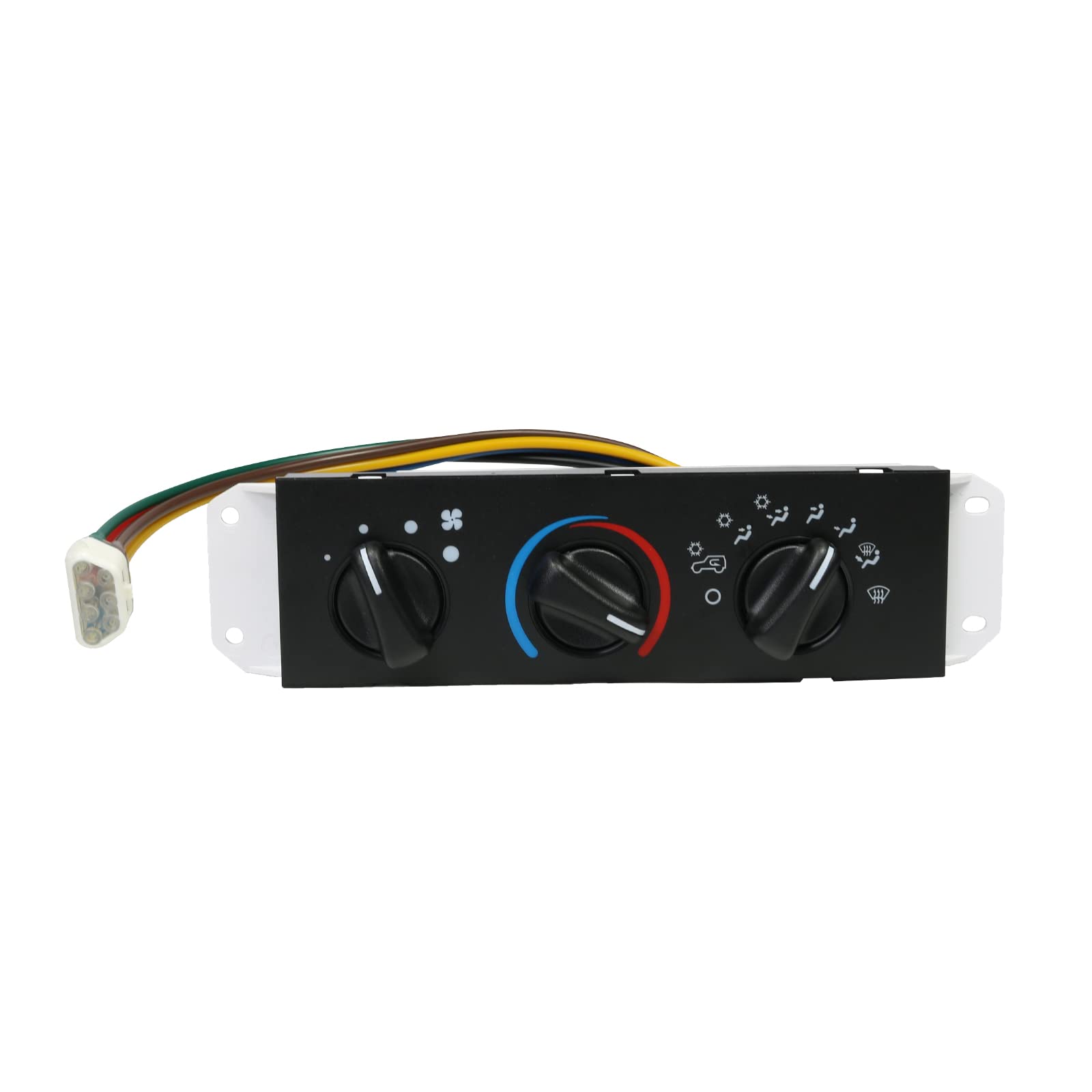 Photo 1 of DICMIC HVAC A/C Heater Control Panel with Blower Motor Switch for 1999-2004 Jeep Wrangler TJ Replace# 55037473AB, BL101, HS-373