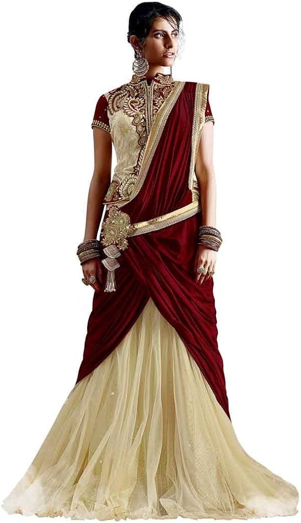 lehenga style gown
