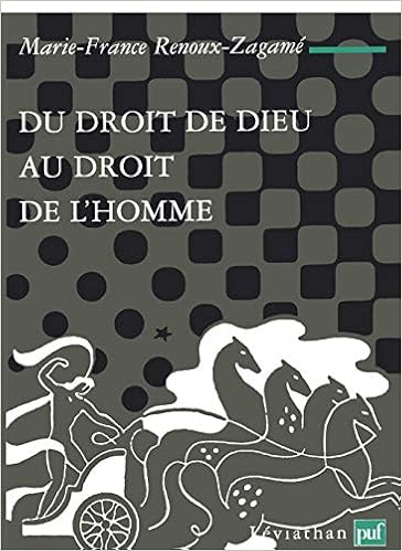 Amazon Fr Du Droit De Dieu Au Droit De L Homme Renoux Zagame Marie France Livres