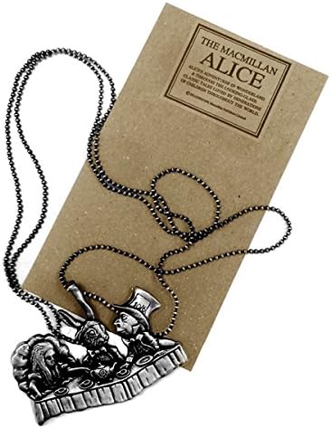 Amazon ラ ルイス アリス La Luice Alice メタルペンダント B柄 お茶会 アンティークゴールド F ファッション小物 通販