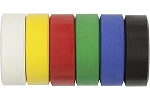 Sax Giant Tempera Cakes - Six Color Set - Bold Colors - Refill Set (Without Plastic Tray)