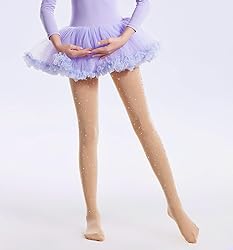 LUCKELF Girls Glitter Tights, Sparkle