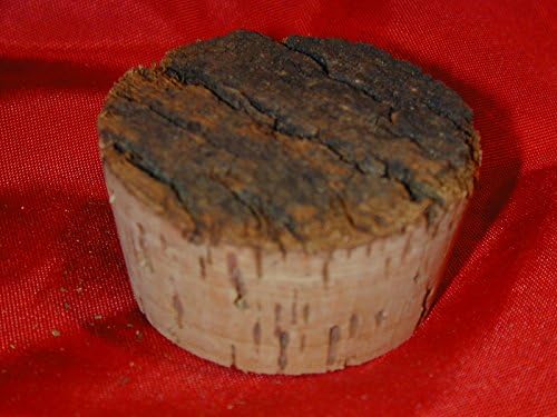 All Natural Bark Top Cork - Multiple Size Choice - 2 1/2"