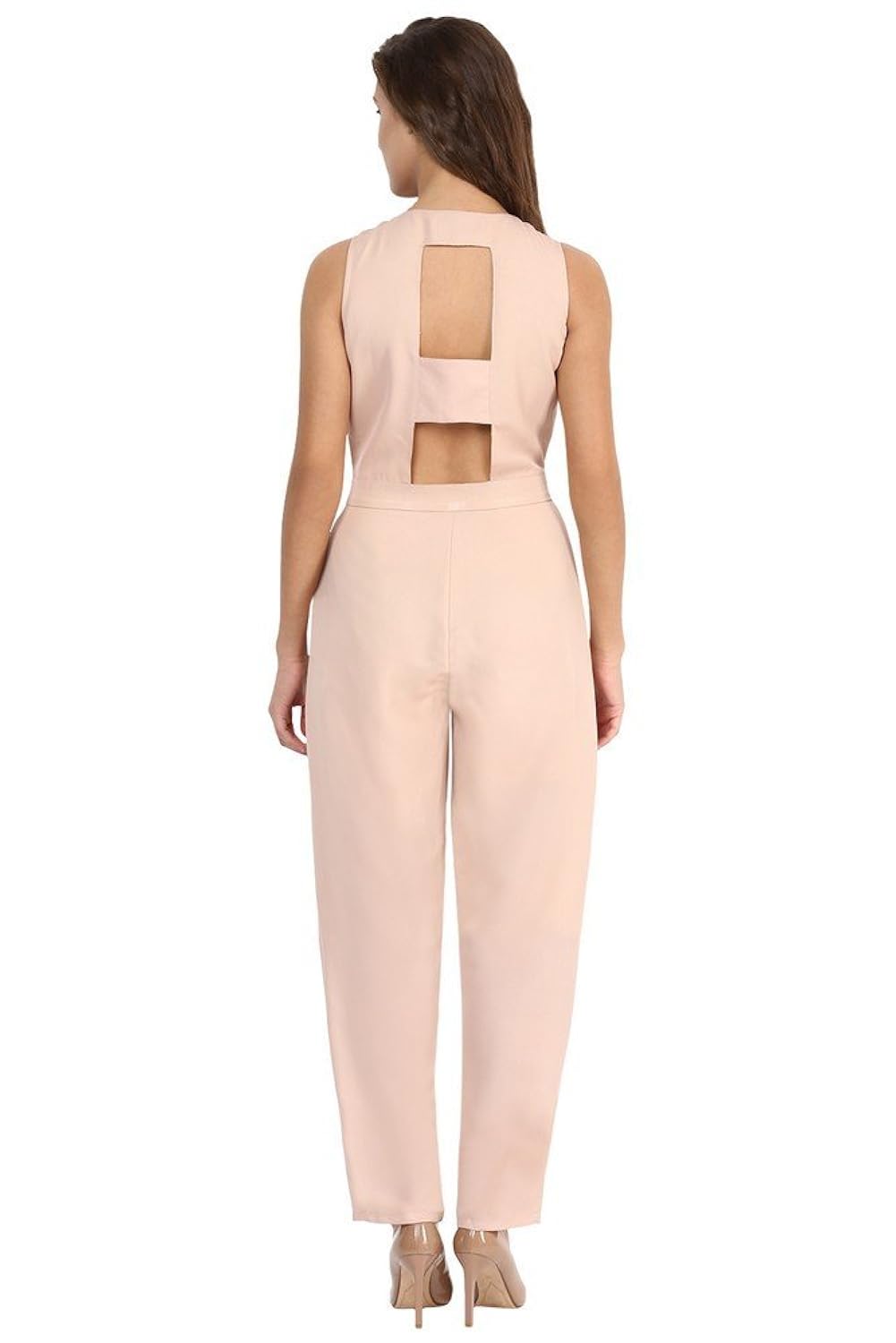 miss chase women's crepe straight jumpsuit