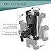 ARTIX Bicycle Mount Phone Holder for Bike, Cradle Stand Features 360 Rotation Capability and Universal Clamp for iPhone/Android/Samsung/Nexus (Black)