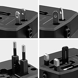 Universal Travel Wall Plug Adapter Charger with