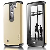 Evocel LG Volt 2 Case (LS751) - Dual Layer Armor Protector Case For LG Volt 2 LS751 (Boost Mobile) - Retail Packaging, Gold Medal