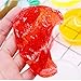 6PC Crystal Fruit Clay Rubber Mud Intelligent Hand Gum Plasticine Slime Kid Toys For Any Child Favor, Gift, Birthday-By Gbell