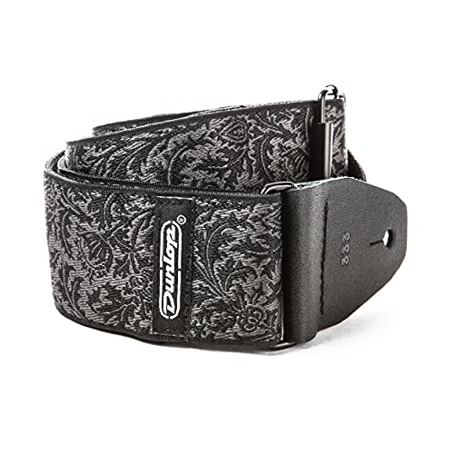 Dunlop Jacquard Guitar Strap - Black Thistle D6714