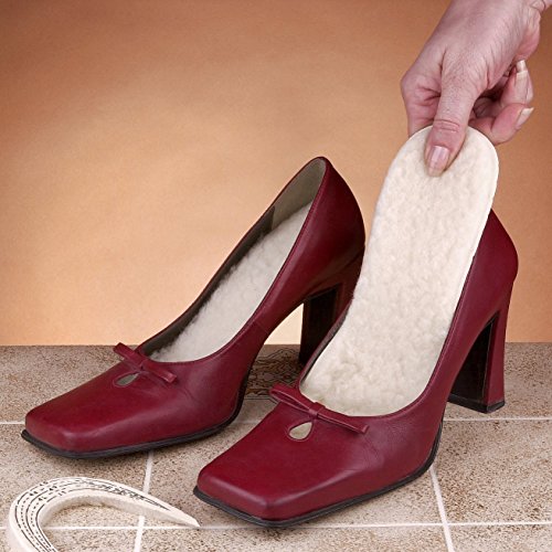 Super Soft Wool Insoles Set of 2 Pairs for Men & Women..Cut to Size! - Thumbnail 2
