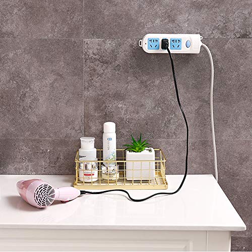 DCONMEE Self Adhesive Power Strip Fixator, MultiFunction PunchFree