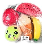 Jumbo Slow Rising Squishies Panda Ice Cream Cone Watermelon Strawberry Banana Squeeze Kawaii Scented Hand Wrist Toys Charms Squishy Stress Relievers 5 piece Toys For Kids And Adults
