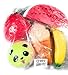 Jumbo Slow Rising Squishies Panda Ice Cream Cone Watermelon Strawberry Banana Squeeze Kawaii Scented Hand Wrist Toys Charms Squishy Stress Relievers 5 piece Toys For Kids And Adults