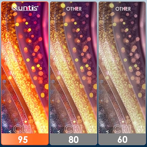 Quntis 40 cm PC Screen Lamp with Remote Control 76 LEDs, Suitable for Curved Screens, Adjustable Brightness and Temperature, Monitor Light Bar Anti-Blue Light Bar for Office Reading Gaming