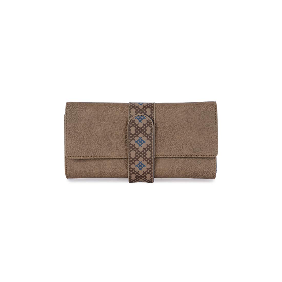 baggit women's wallet (smoke)