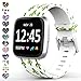 TreasureMax Bands Compatible with Fitbit Versa/Fitbit Versa 2/Fitbit Versa Lite for Women Men,Silicone Fadeless Pattern Printed Replacement Floral Bands for Fitbit Versa Smart Watch (Cactus)