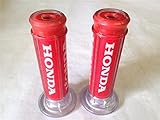 Sport Bike Dirt Bike Motorcycle Honda Grips Gel Red APRILLA BMW DUCATI TRIUMPHYAMAHA KAWASAKI SUZUKI Polaris Offroad KTM DIRT BIKE(7/8