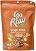 Go Raw Organic Superfood Sprouted Cookie Crisps, Ginger Snap (pack of 6 bags)