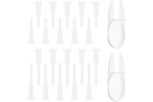 Darlingao 20 Air Stopper Plugs with 2 Removal Tools, Yoga Ball Replacement Plug Kit for Exercise Balls, Pilates Balls, Stability Balls, Fitness Ball Valve Stoppers for Inflatable Beds & Pool Floats