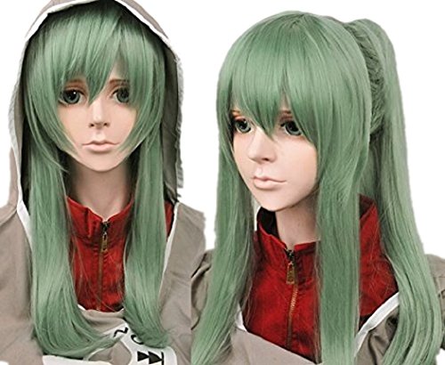 Kagerou Project Kido Tsubomi Long Straight Cosplay Wig + Ponytail