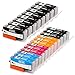 EBBO 20-Pack High Yield Compatible Ink Cartridges Replacement for PGI-250XL CLI-251XL, Compatible with PIXMA MX922 MX722 IP7220 IP8720 IX6820 MG7520 MG5520 MG5420 MG6620 MG7120 MG6320 MG5620 Printer