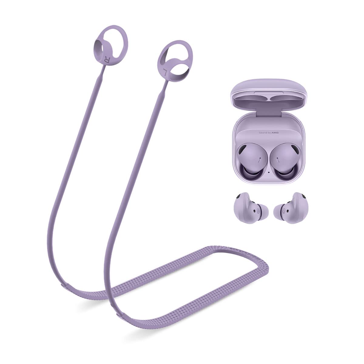 SUIHUOJI for Galaxy Buds 2 Pro Strap, Soft Silicone