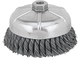 DEWALT Wire Cup Brush, Knotted, 6-Inch (DW4917)