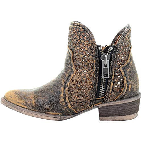 Corral Boots Women's Comfortable Leather Cowgirl Western Cut-Out - Main Image