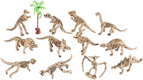 Funny Party Fossil Skeleton Dinosaur Figures Assorted 3.5" (12pcs)