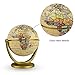 ESTAMICO Political Antique Ocean Swivel and Tilt Globe, 4 Inches