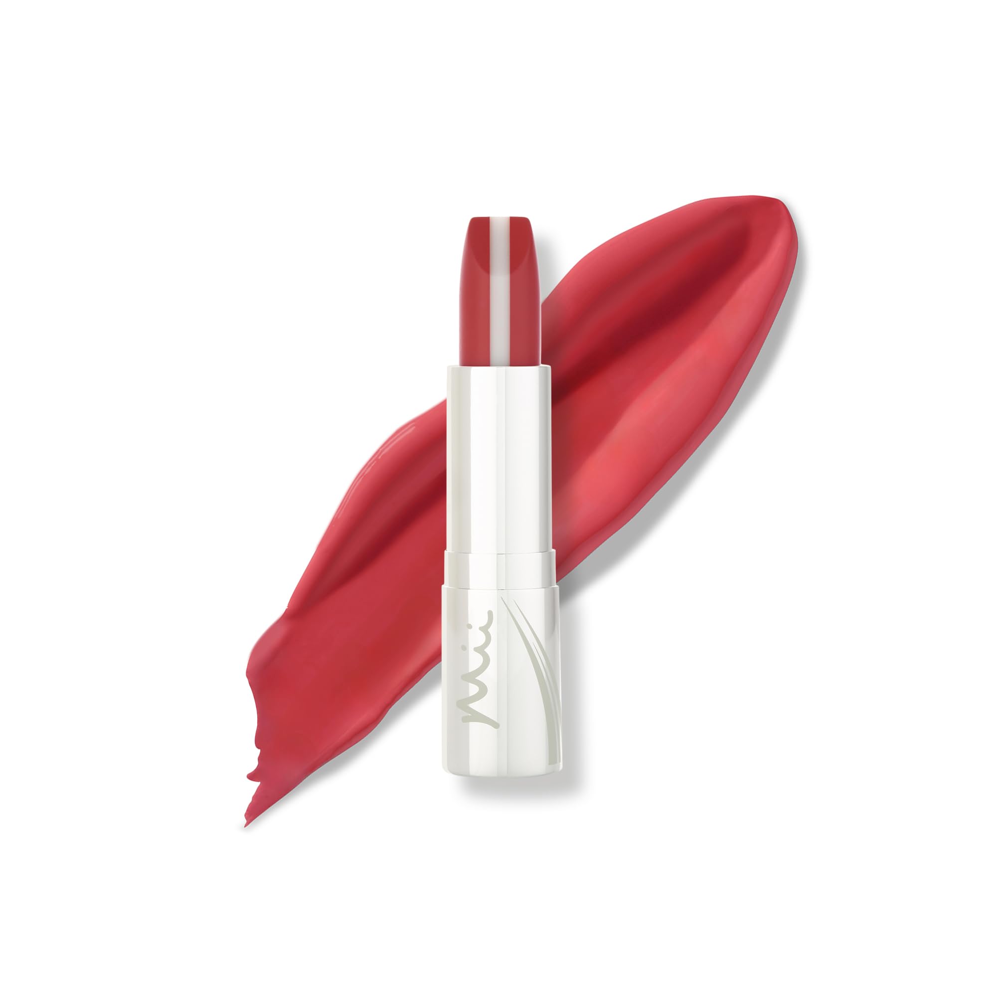 Mii Cosmetics HydraBoost Lip Lover Lipstick, Long Lasting, Packed with Hyaluronic Acid, High Impact Colour, Glossy Luminous Finish, Moisturising Lipstick for Healthy & Plump Lips, Rosie Posie