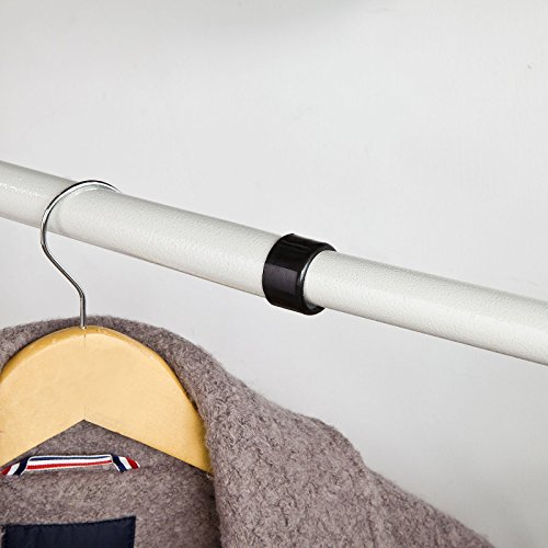 [- SoBuy FRG109 Teleskop Garderoben System mit 2 Stangen, Kleideraufbewahrungssystem, Regalsystem